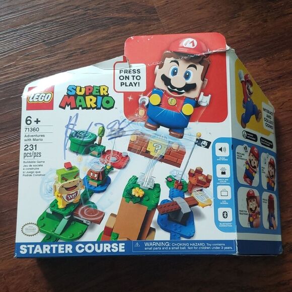 LEGO Super Mario Retro Y2K Limited Ed Starter Course Set - 71360 With 231 Pieces - Picture 1 of 3